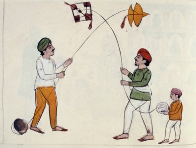 Aquiloni volanti, c.1890 da Punjabi School